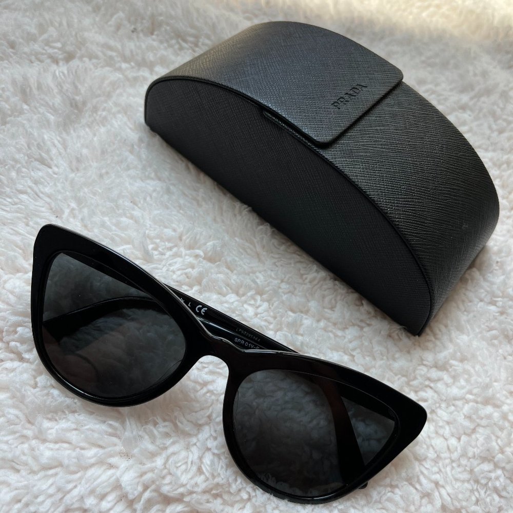Prada Cat Eye Ultravox Cat Eye Sunglasses in Black  (worn once)